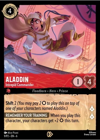 Aladdin - Intrepid Commander #9/204 — Azurite Sea
