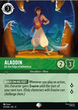 Aladdin - On the Edge of Adventure #211/204 — Winterspell