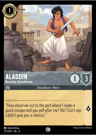 Aladdin - Resolute Swordsman #172/204 — Ursula's Return