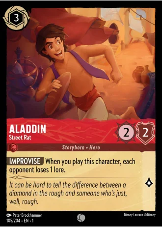 Aladdin - Street Rat #105/204 — The First Chapter
