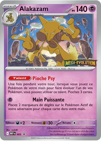 Alakazam #003 — Méga-Évolution Promos