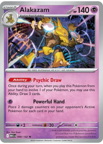 Alakazam #056/132 — Mega Evolution