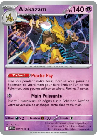 Alakazam #056/132 — Méga-Évolution