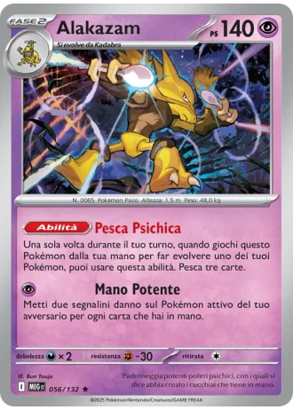 Alakazam #056/132 — Megaevoluzione