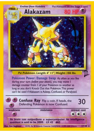 Alakazam #1 — Base Set 2