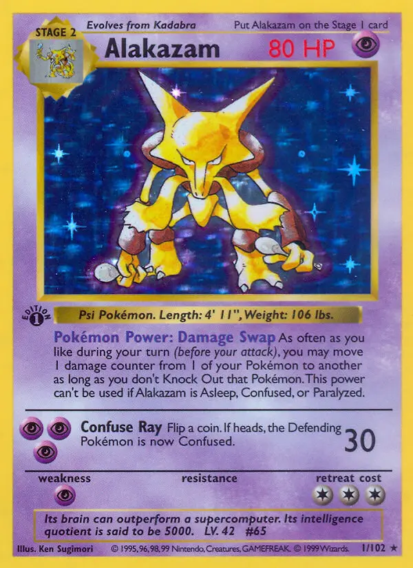 Alakazam #1 — Base Set