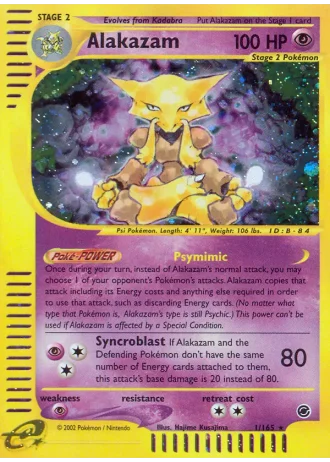 Alakazam #1 — Expedition Base Set