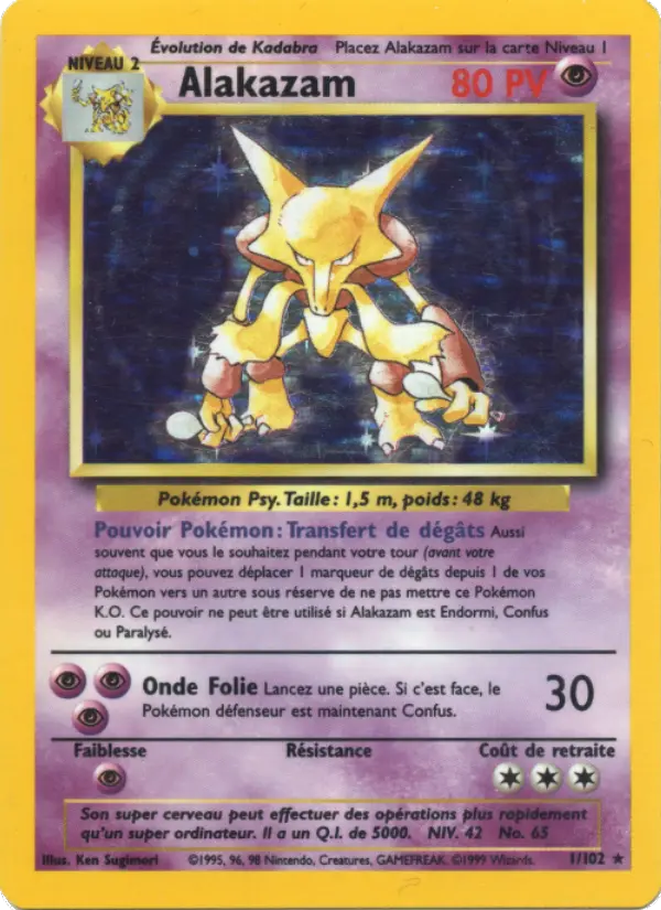 Alakazam #1 — Set de Base