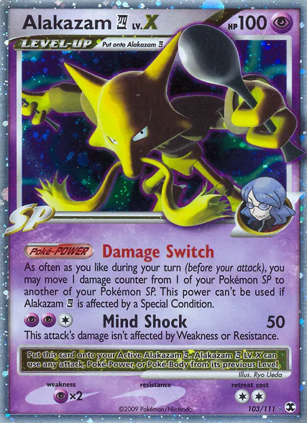 Alakazam 4 LV.X #103 — Rising Rivals