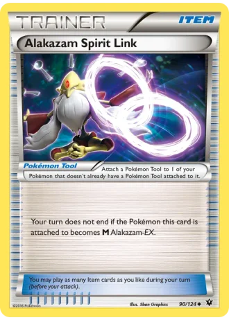 Alakazam Spirit Link #90/124 — Fates Collide