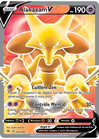 Alakazam V #172/185 — Voltage Éclatant