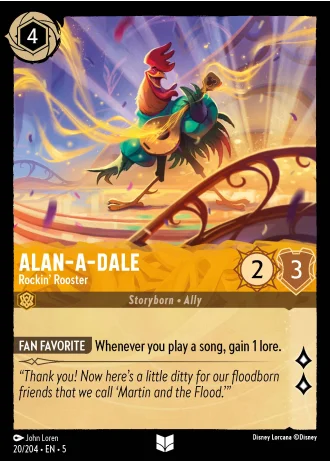 Alan-a-Dale - Rockin' Rooster #20/204 — Shimmering Skies
