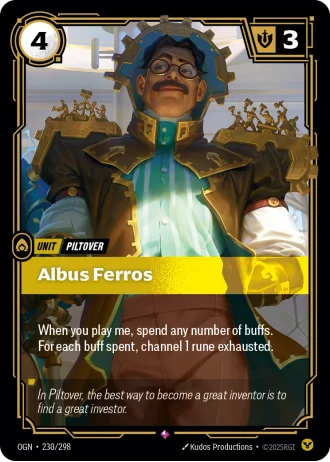 Albus Ferros #230/298 — Origins