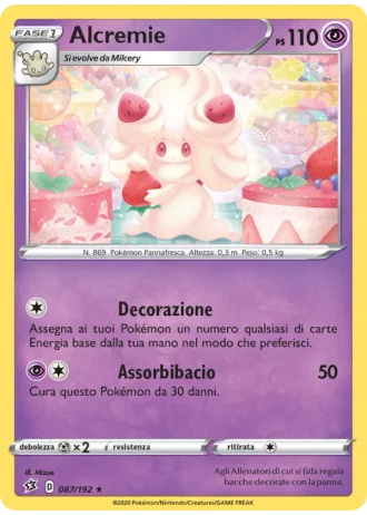 Alcremie #87 — Fragore Ribelle