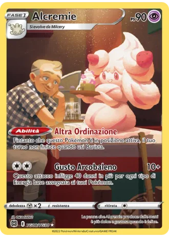 Alcremie TG08 — Galleria degli Allenatori (Astri Lucenti)