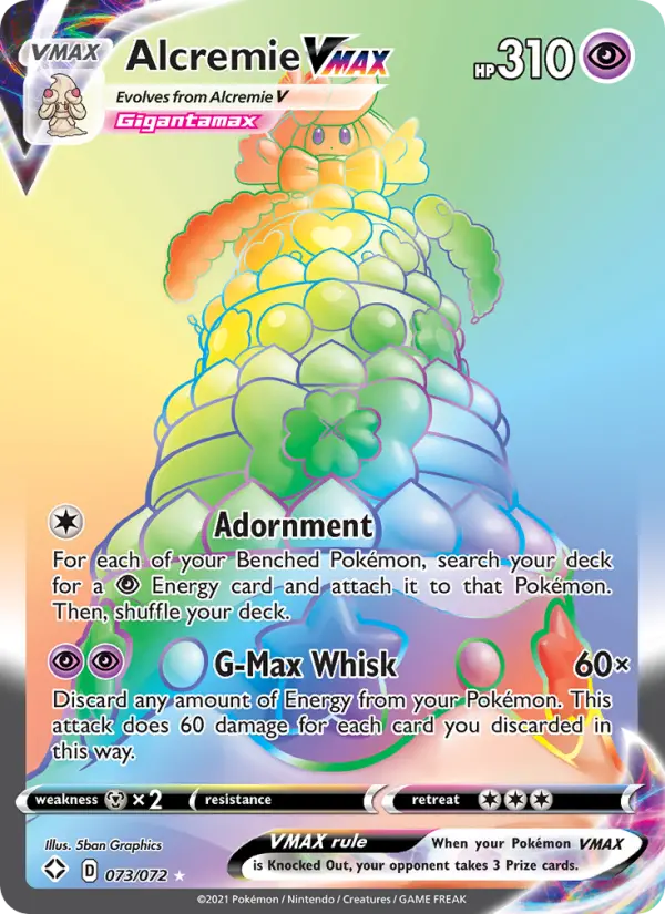 Alcremie VMAX #73 — Shining Fates