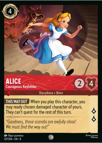 Alice - Courageous Keyholder #127/204 — Reign of Jafar