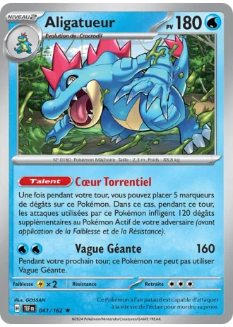 Aligatueur #041/162 — Forces Temporelles