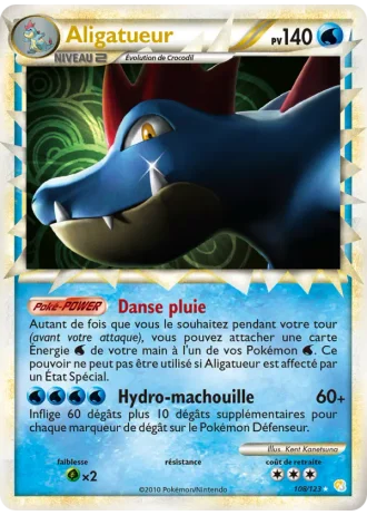 Aligatueur #108/123 — HeartGold SoulSilver