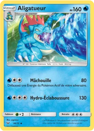 Aligatueur #20/73 — Légendes Brillantes
