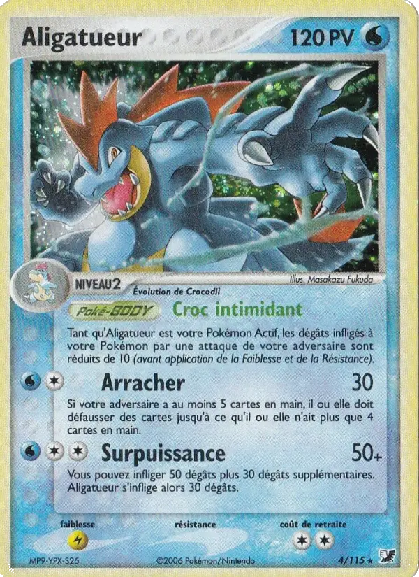 Aligatueur #4 — EX Forces Cachées