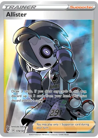 Allister #179/185 — Vivid Voltage