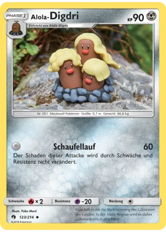 Alola-Digdri #123/214 — Echo des Donners