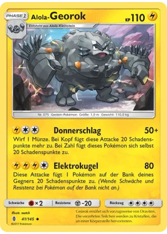 Alola-Georok #41/145 — Stunde der Wächter