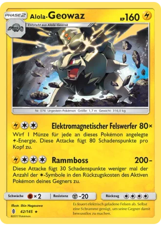 Alola-Geowaz #42/145 — Stunde der Wächter
