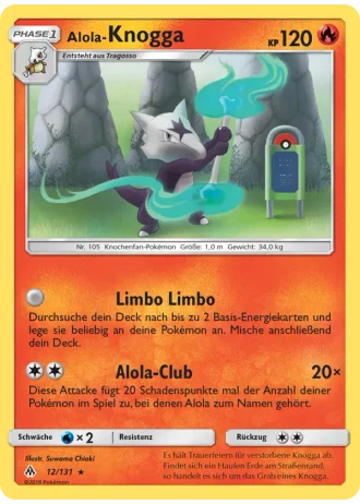 Alola-Knogga #12/131 — Grauen Der Lichtfinsternis