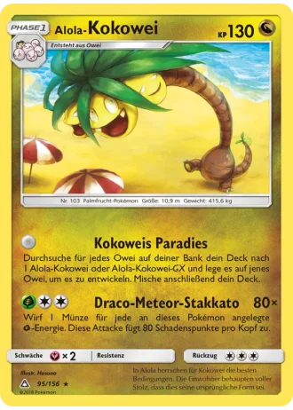 Alola-Kokowei #95/156 — Ultra-Prisma