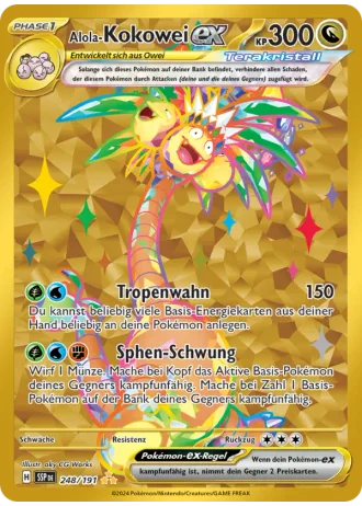 Alola-Kokowei ex #248/191 — Stürmische Funken