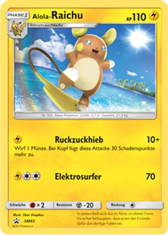 Alola-Raichu SM65 — Sonne & Mond Promos