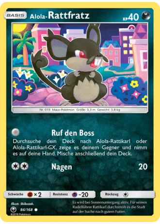 Alola-Rattfratz #84 — Sturm Am Firmament