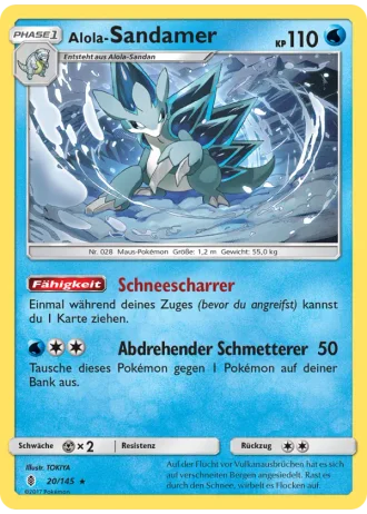Alola-Sandamer #20/145 — Stunde der Wächter