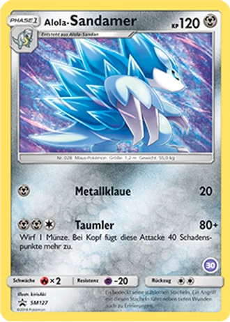 Alola-Sandamer SM127 — Sonne & Mond Promos