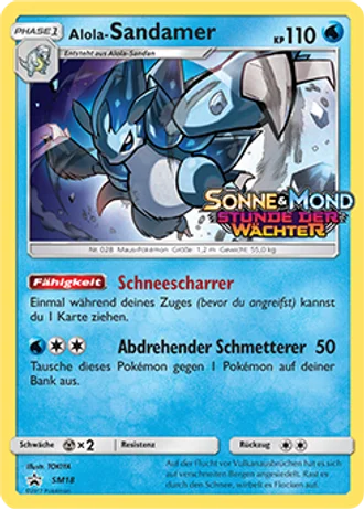 Alola-Sandamer SM18 — Sonne & Mond Promos