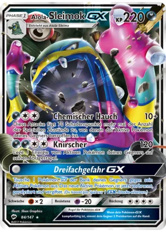 Alola-Sleimok GX #84 — Nacht in Flammen