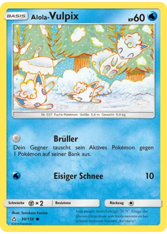 Alola Vulpix #30 — Ultra-Prisma