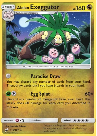 Alolan Exeggutor #115 — Team Up