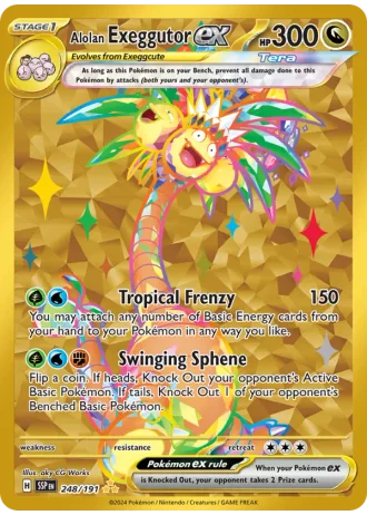 Alolan Exeggutor ex #248/191 — Surging Sparks
