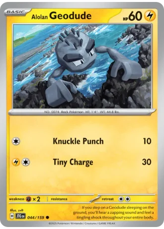 Alolan Geodude #044/159 — Journey Together