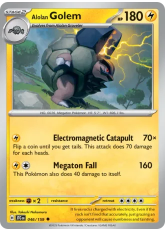 Alolan Golem #046 — Journey Together