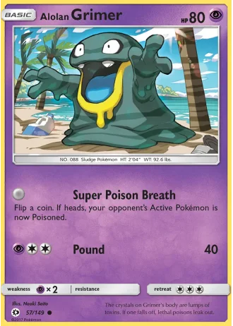 Alolan Grimer #57 — Sun & Moon
