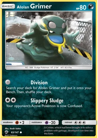 Alolan Grimer #83 — Burning Shadows
