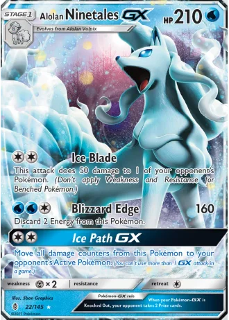 Alolan Ninetales-GX #22/52 — World Championships 2017