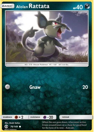 Alolan Rattata #76 — Sun & Moon