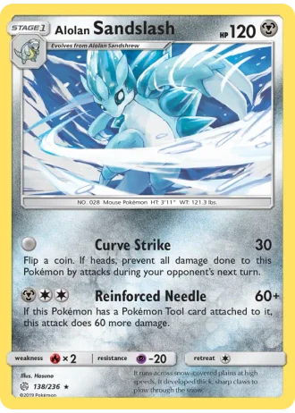 Alolan Sandslash #138/236 — Cosmic Eclipse