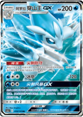Alolan Sandslash GX #10/150 — Shining Synergy - Shower