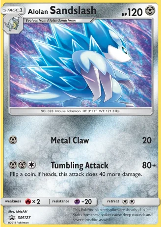 Alolan Sandslash SM127 — Sun & Moon Promos